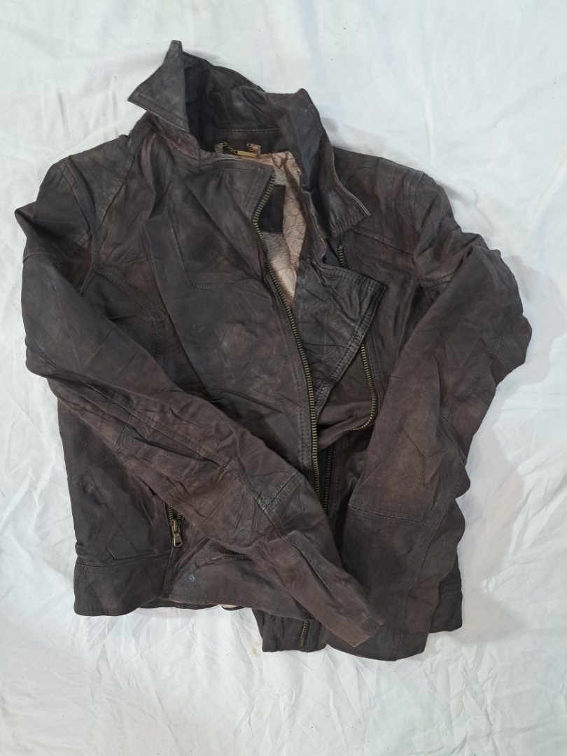 Black Rivet Leather Jacket