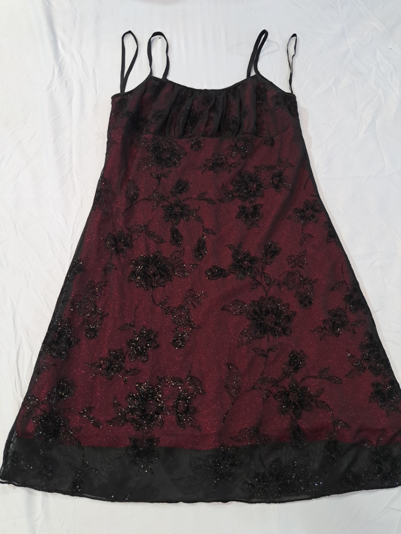 BYER TOO! Floral Glitter Dress