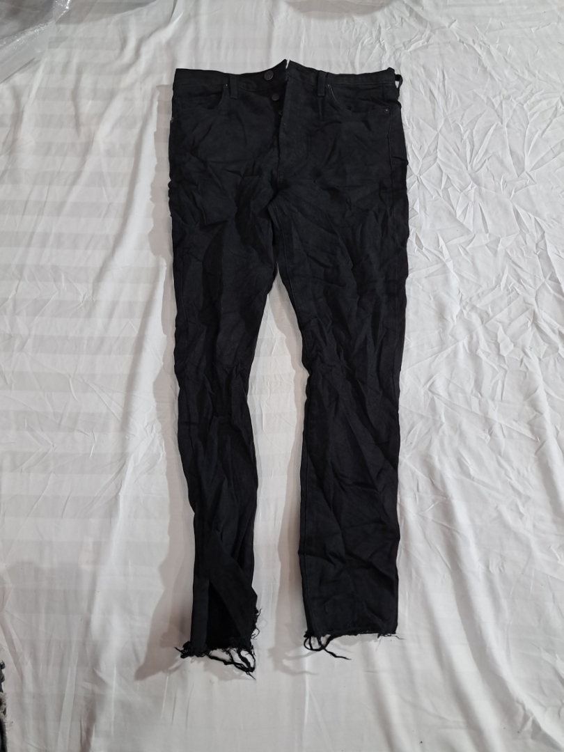 Bürger der Menschheit Schwarze Denim-Jeans mit aus..