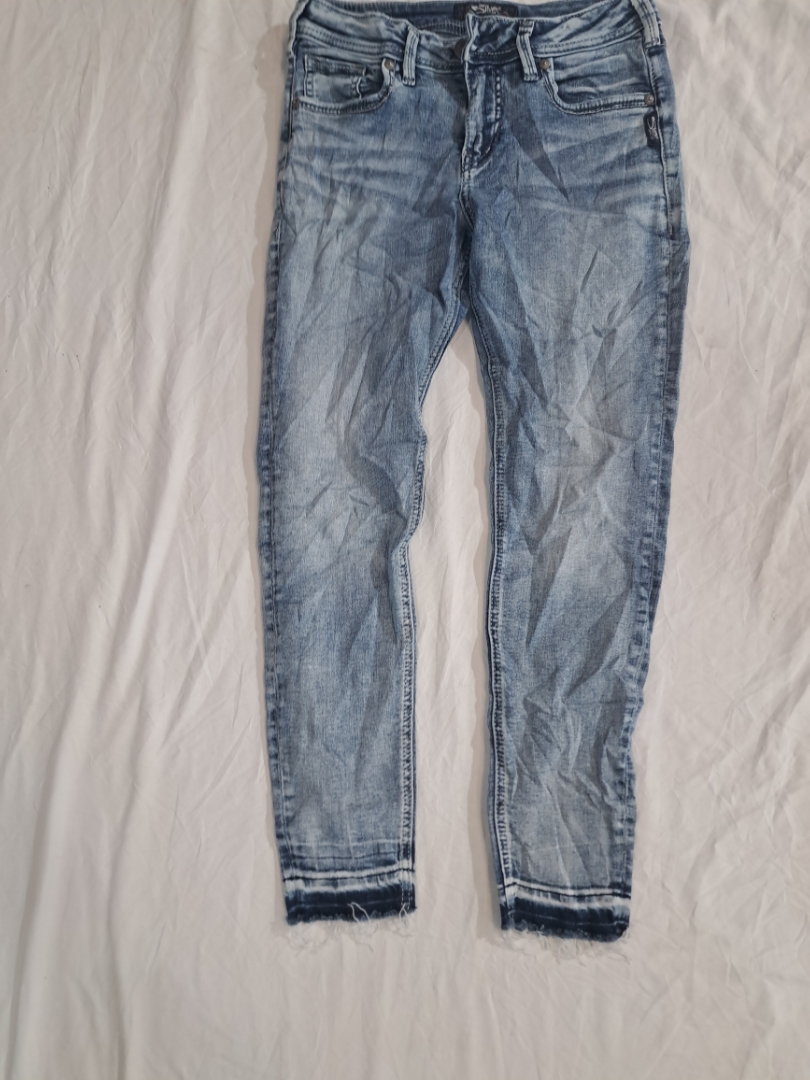 Silver Jeans Co. Distressed Denim Jeans
