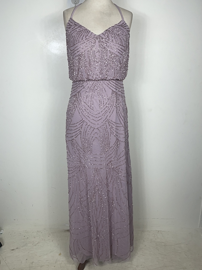 Adrianna Papell Beaded Maxi Dress