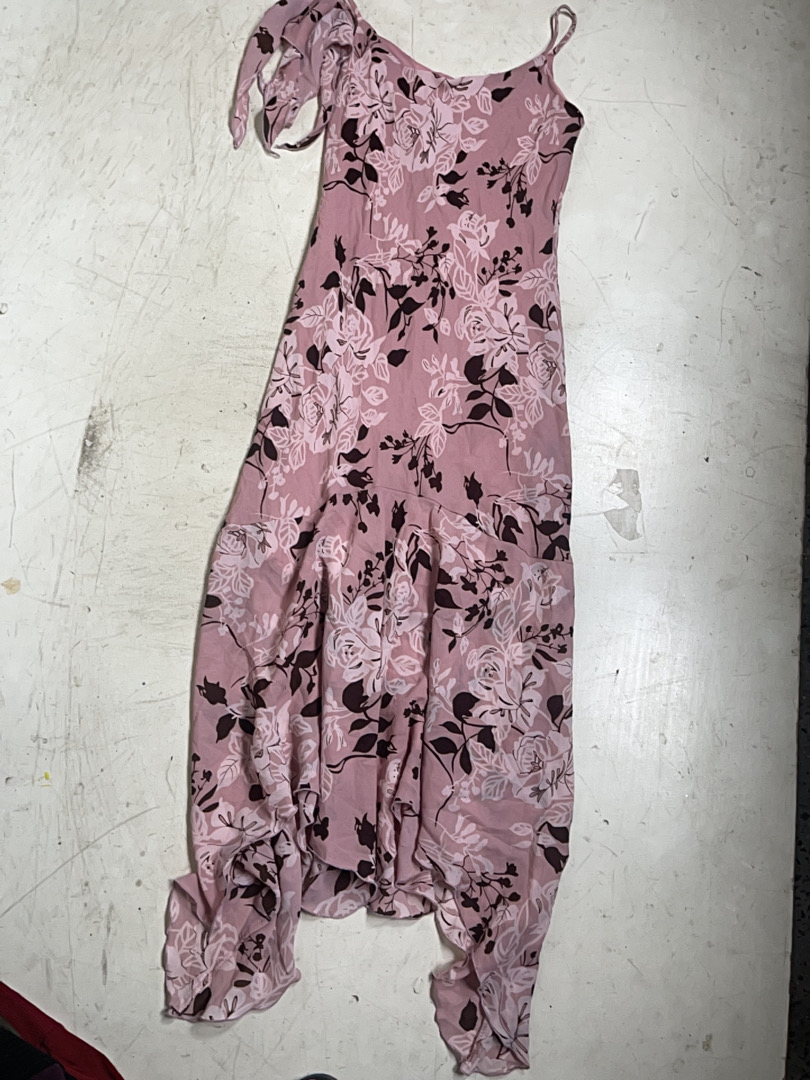 Vestido Estampado Floral Assimétrico