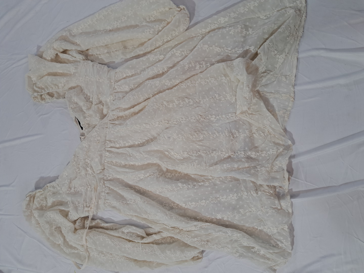 Ash & Violet White Floral Mini Dress