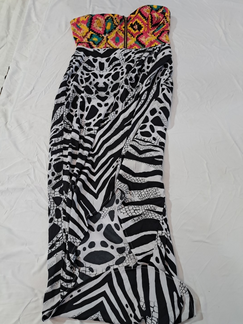 Bebe Strapless Maxi Dress