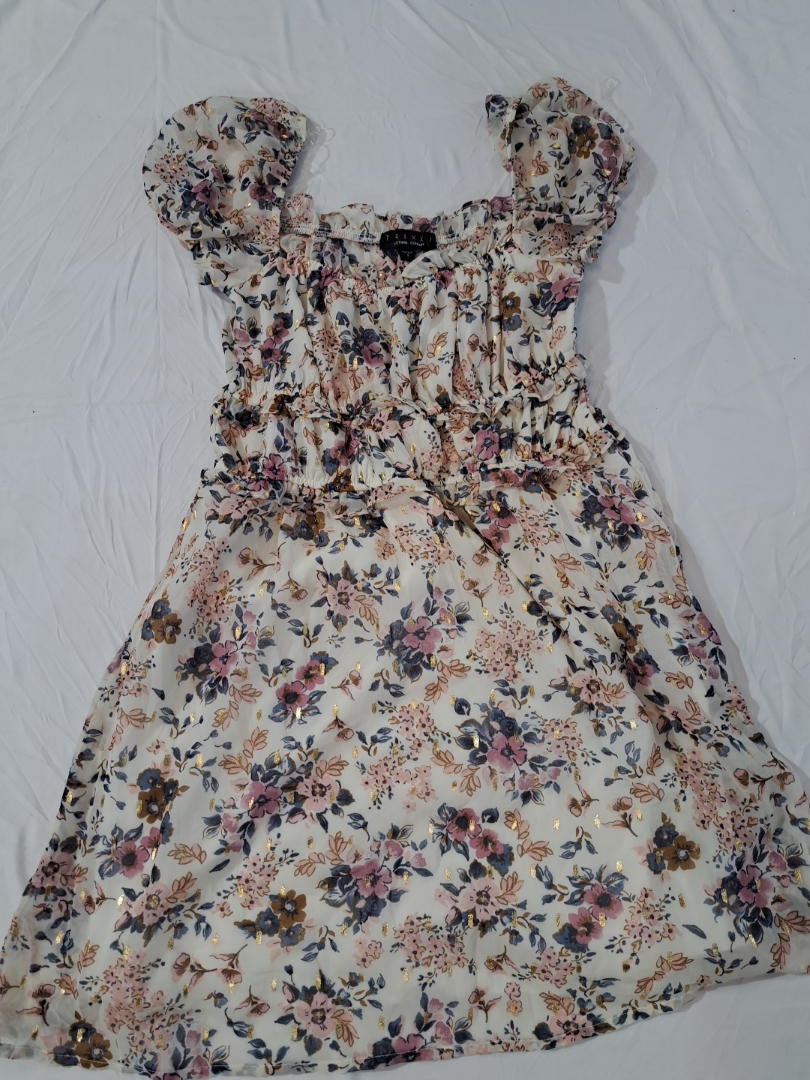 Floral Print Mini Dress