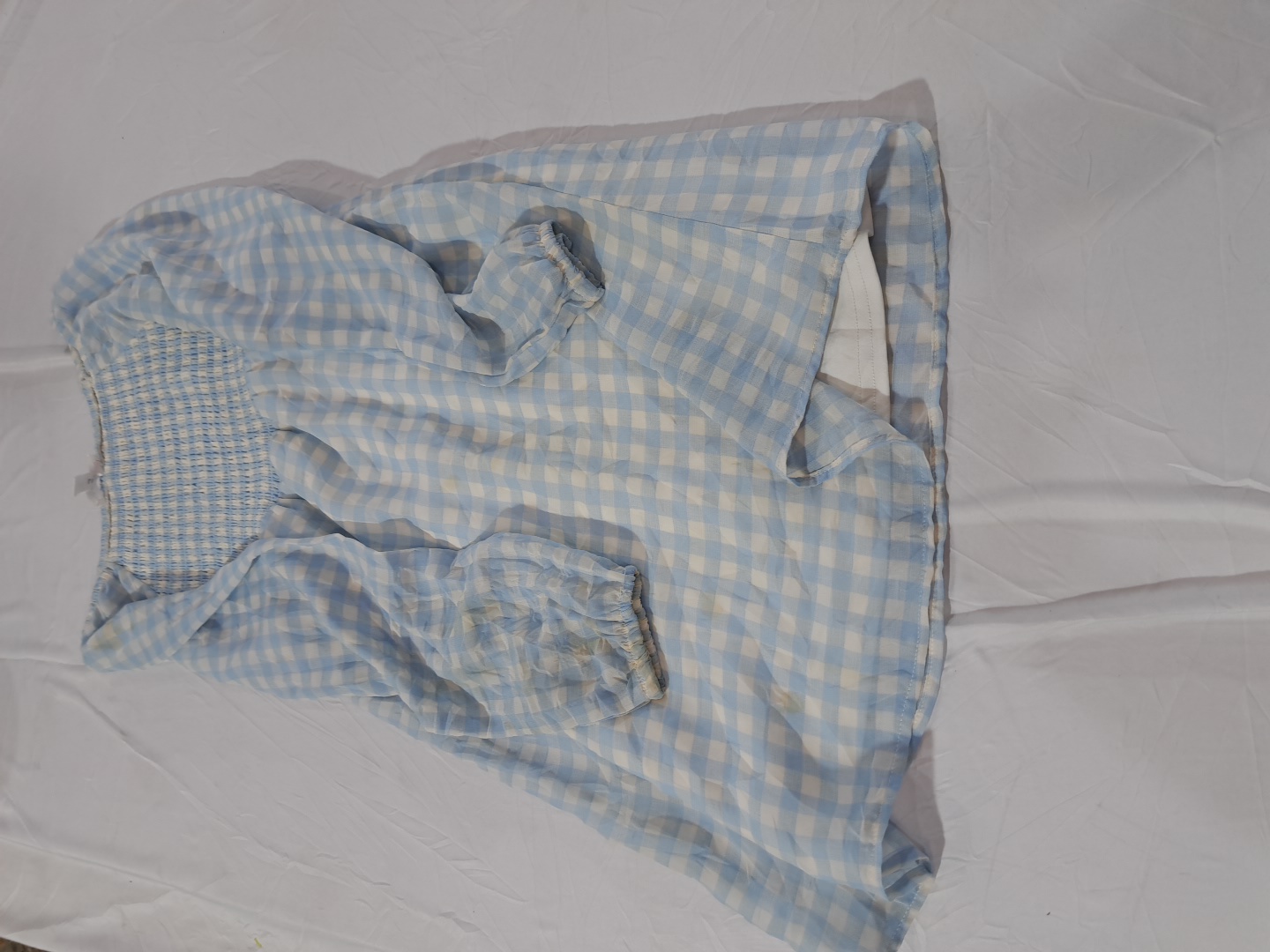 Sugar & Jade Blue Gingham Dress