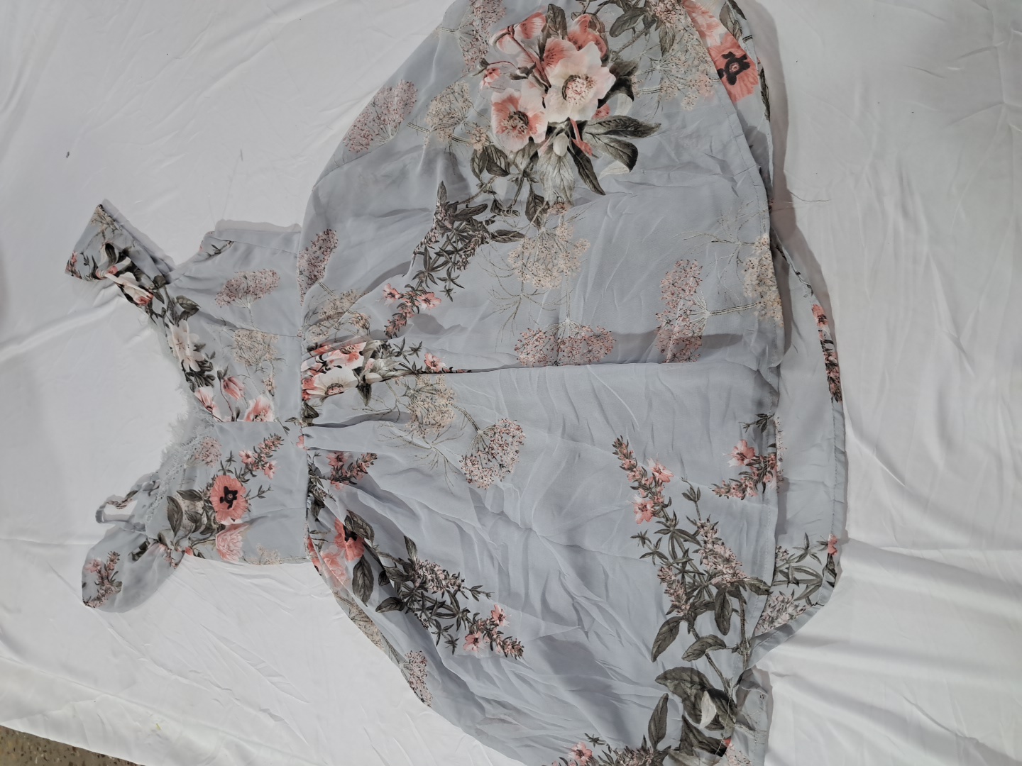 Vestido com Estampa Floral