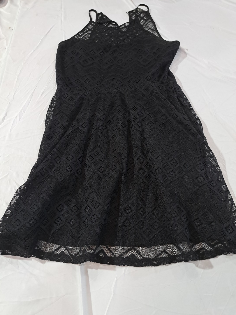Lily Rose Black Lace Dress