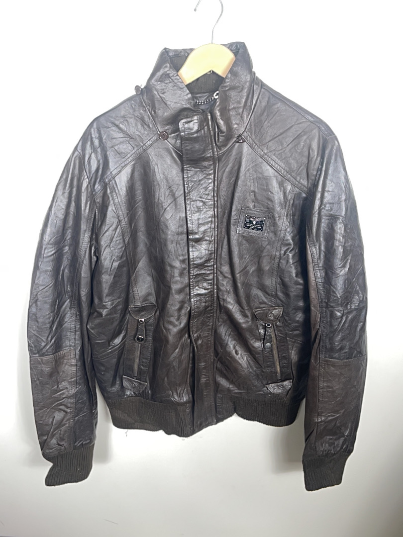 Peruzzi Leather Bomberjacke