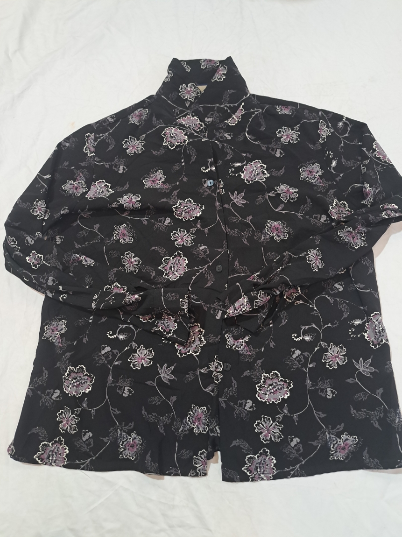 Floral Print Button-Up Shirt