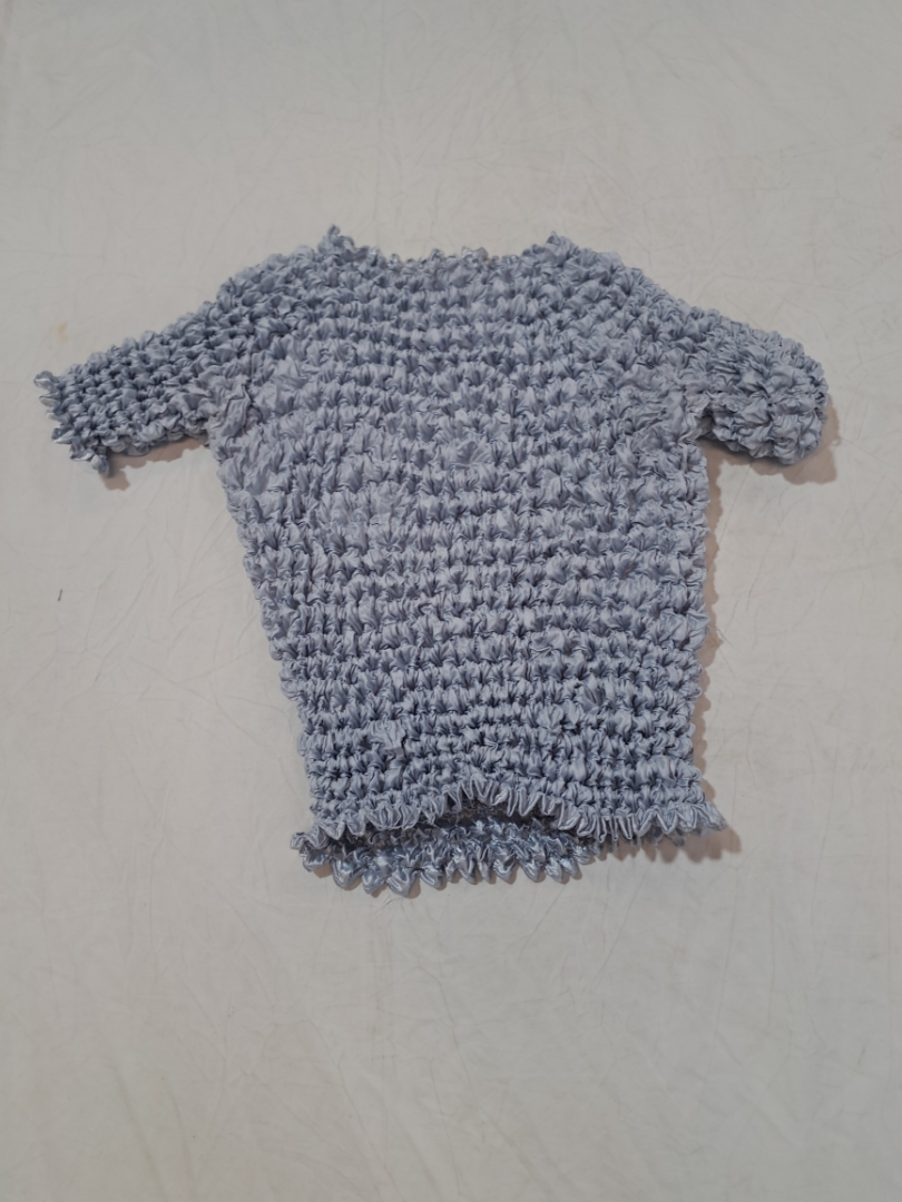 Textured Short Sleeve Top