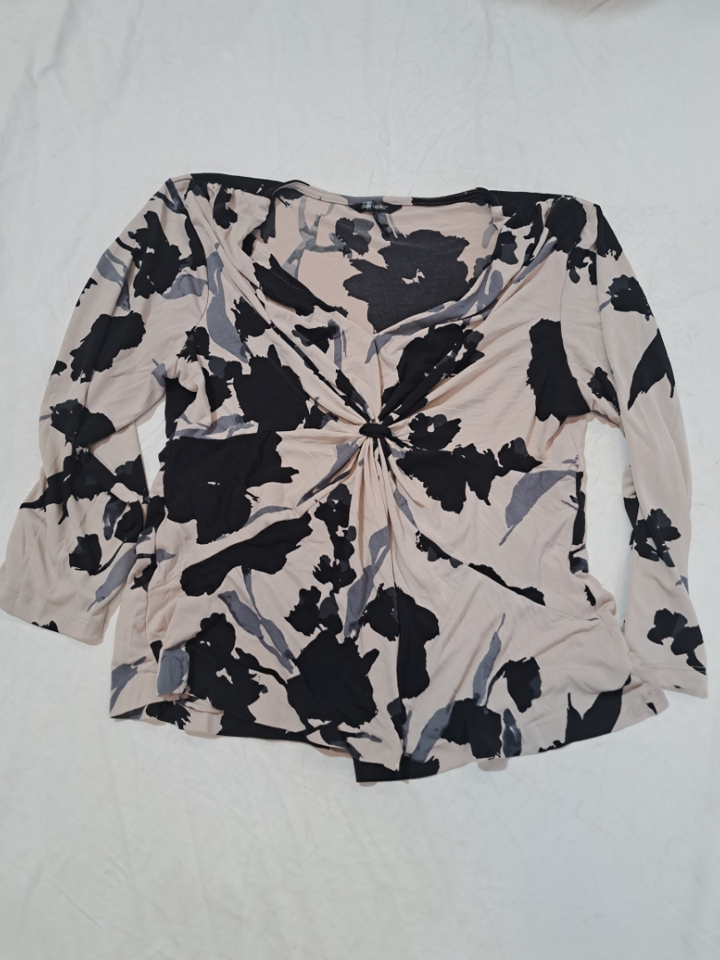 Blouse à manches longues à imprimé floral