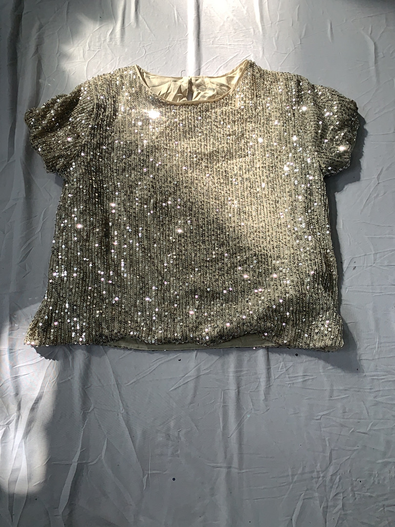 Girls' Class Pailletten-Top