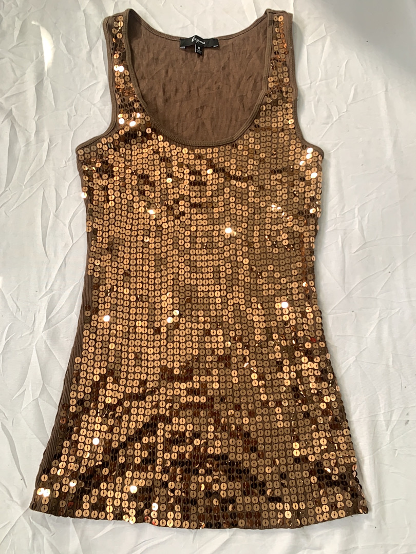 Express Sequin Tank Top