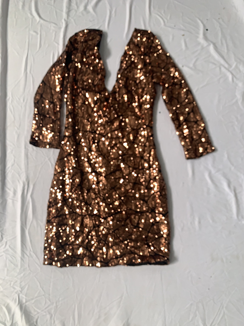 Vestido Mini de Lantejoulas