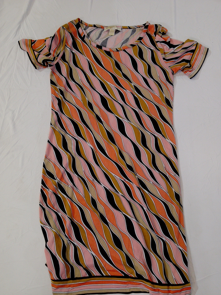 「マイケル・マイケル・コース プリント ミディ ドレス」