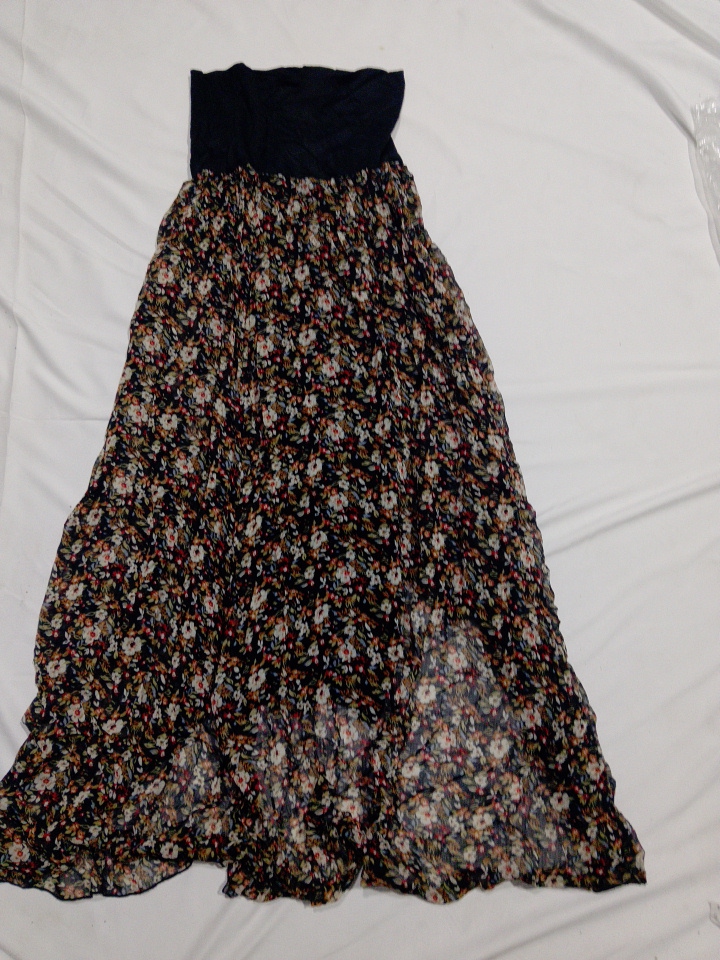 Robe maxi à imprimé floral