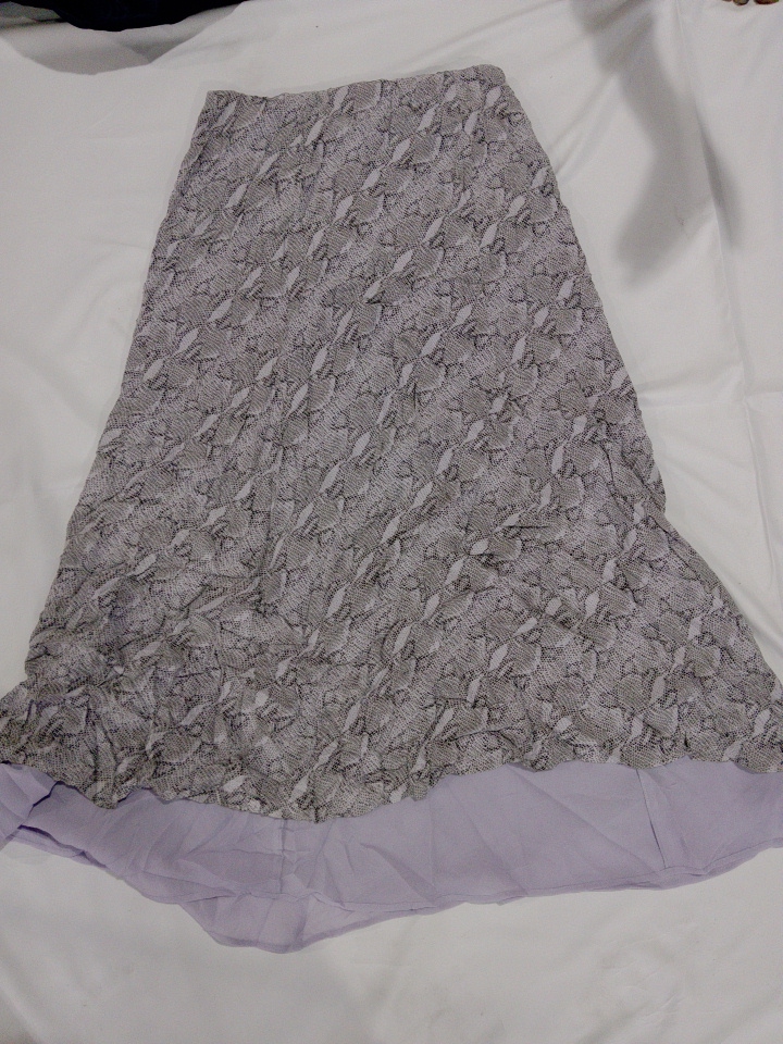 Liz Claiborne Snakeskin Print Maxi Skirt