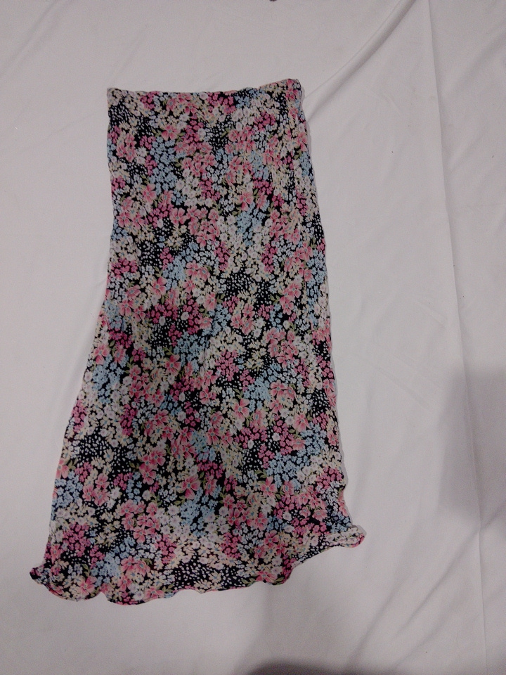 Nasty Gal Floral Print Midi Skirt