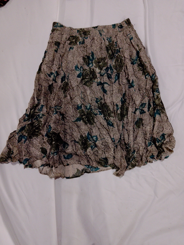 Carole Little Floral Print Midi Skirt