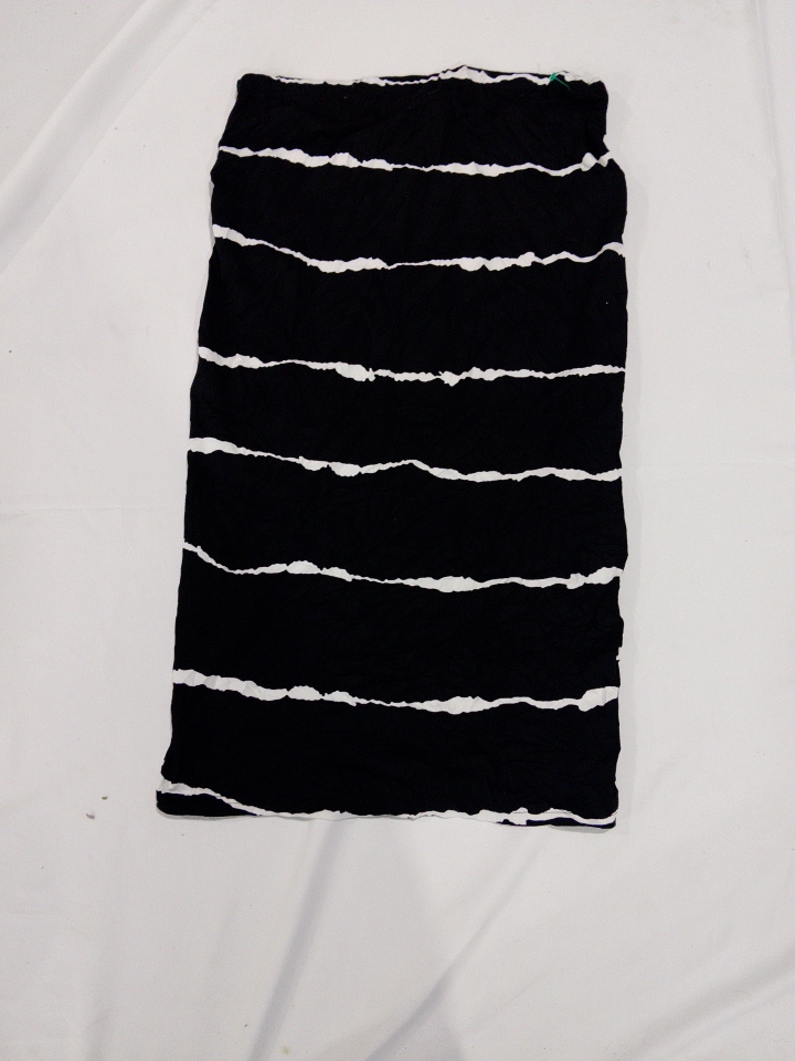 Shein Black and White Striped Mini Skirt