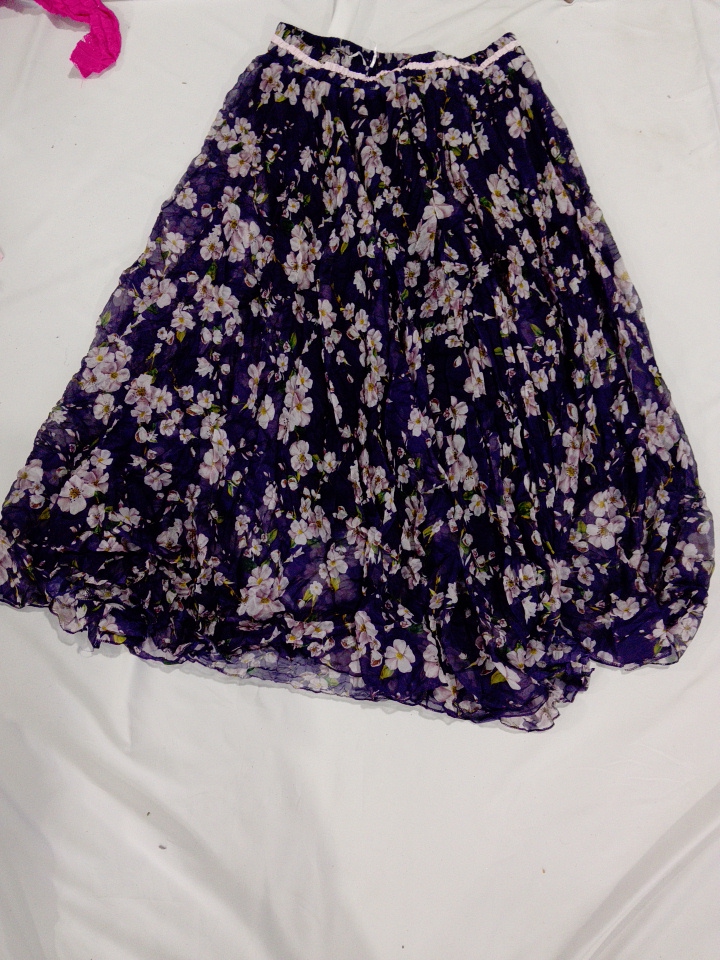 Gonna Maxi con Stampa Floreale