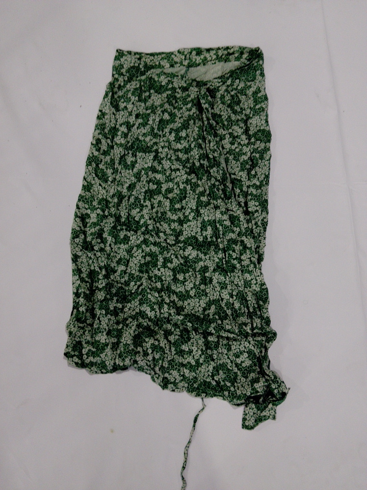 Floral Print Wrap Skirt