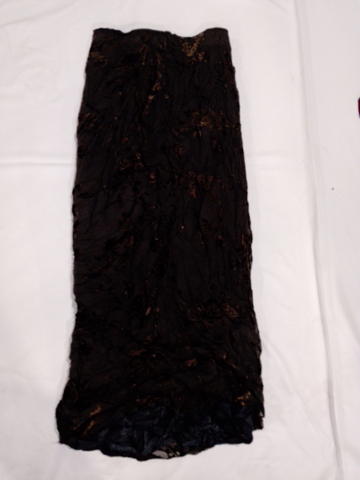 Taylor & Sage Black Velvet Maxi Skirt