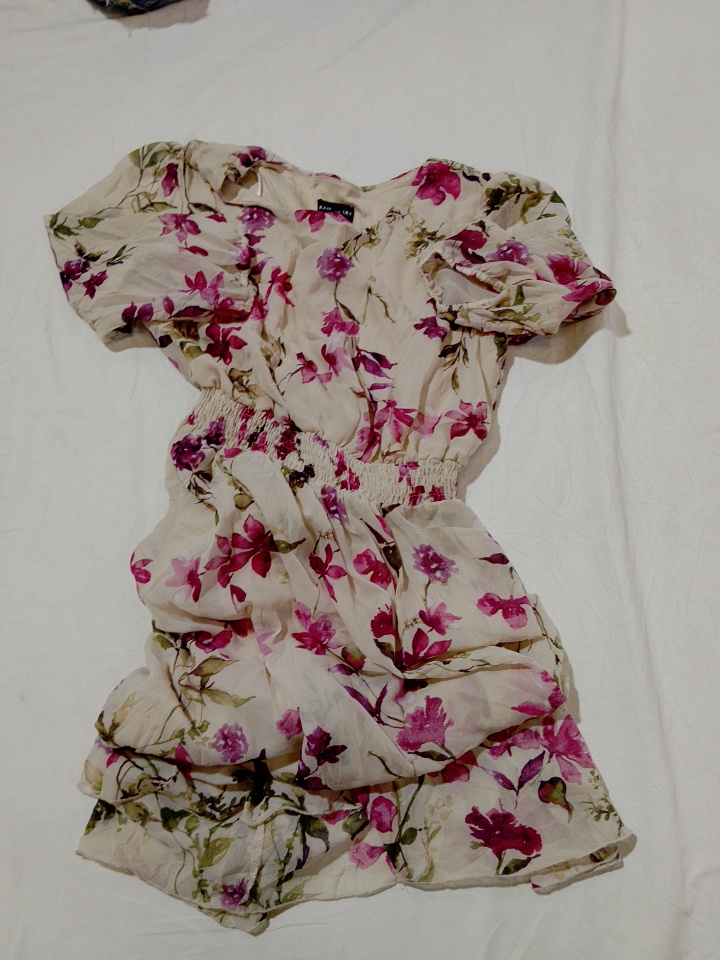 Floral Print Mini Dress