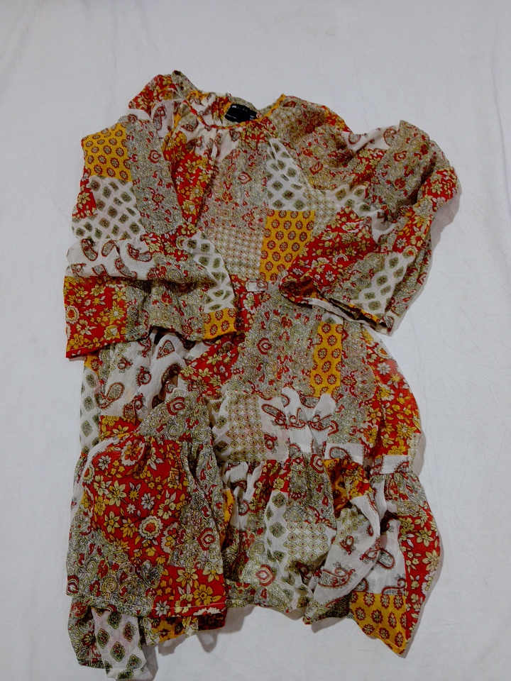 Vestido Mini com Estampa em Patchwork ASOS DESIGN