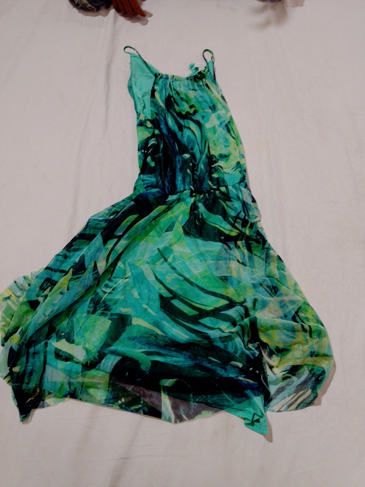 New York & Company Printed Maxi Dress