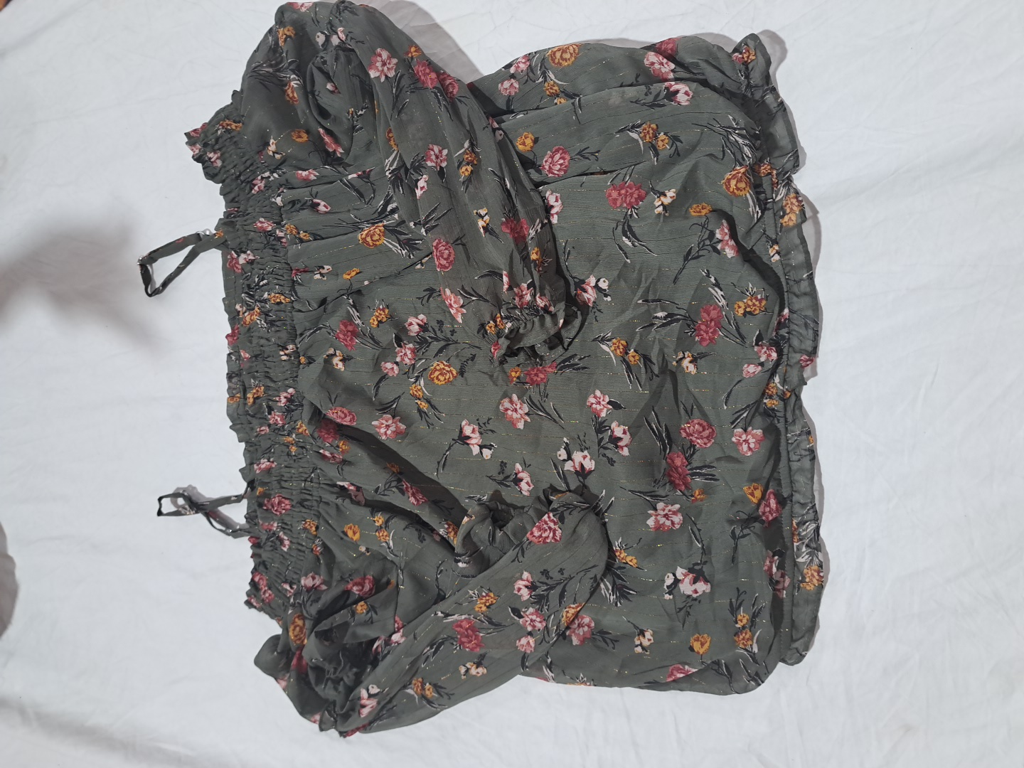 Floral Print Off-Shoulder Top