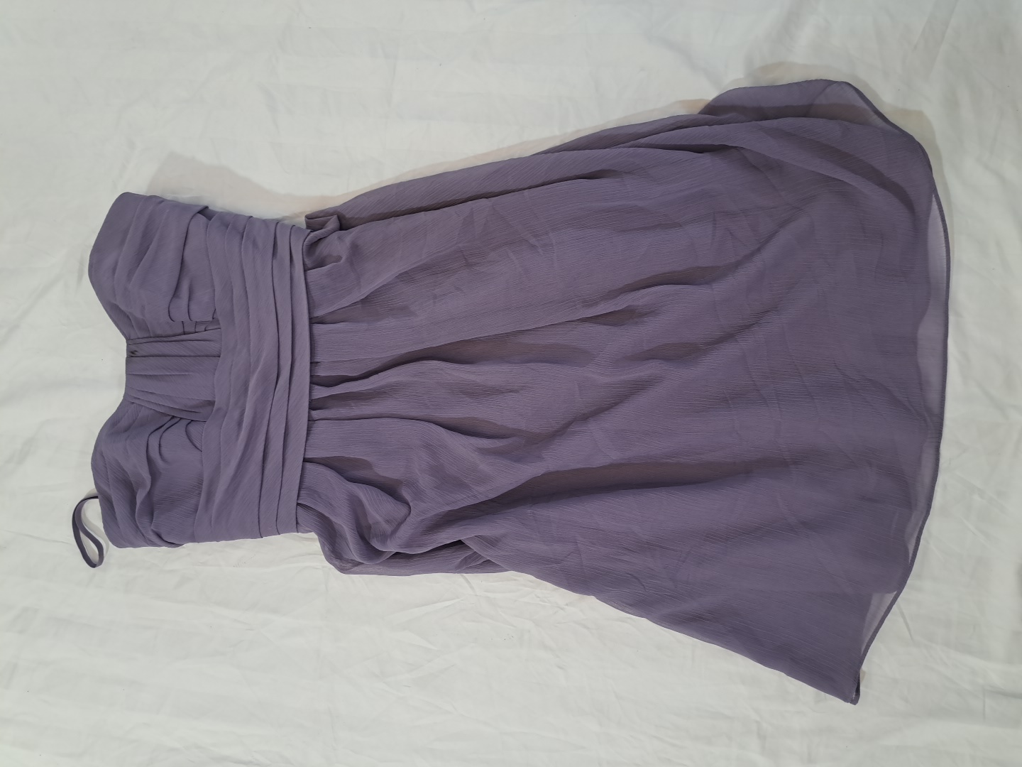 Vestido de Chiffon Sem Alças Priscilla de Boston