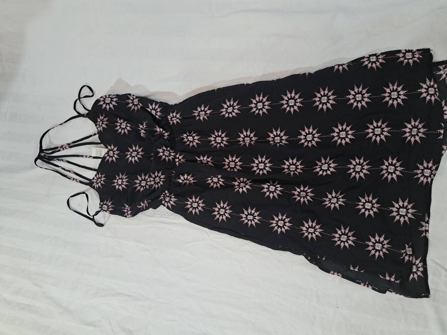 Robe midi avec imprimé floral