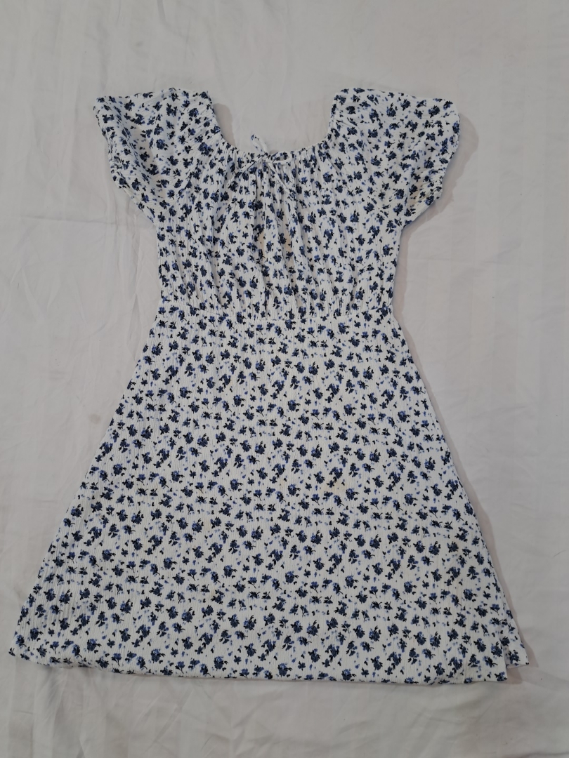 Robe Mini Imprimé Floral Zara