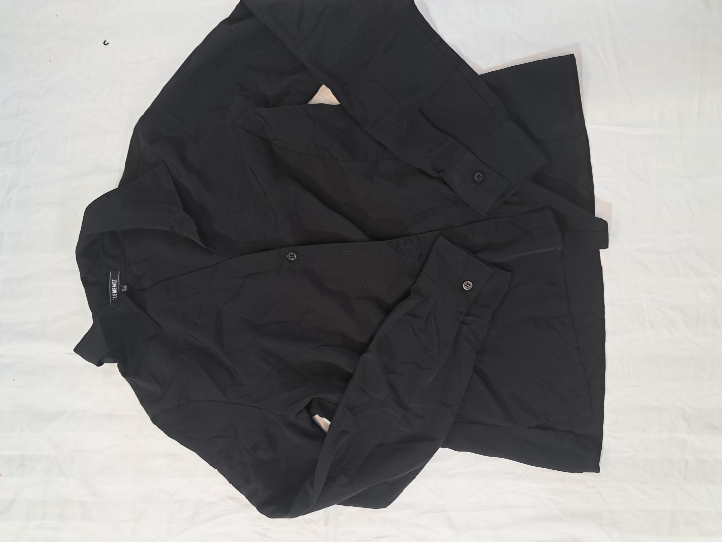 Elementz Black Button-Up Shirt