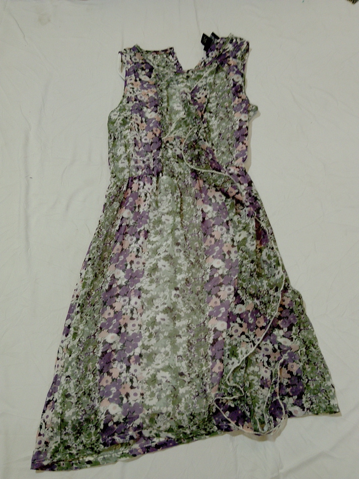 Robe sans manches à imprimé floral Angie