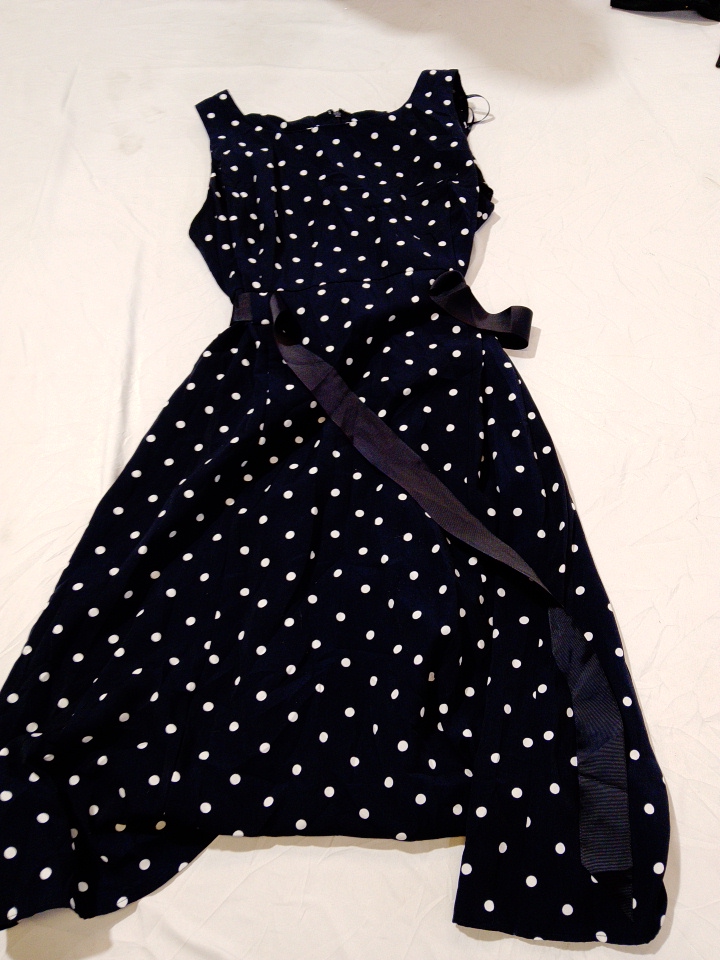 Studio I Abito midi senza maniche a pois