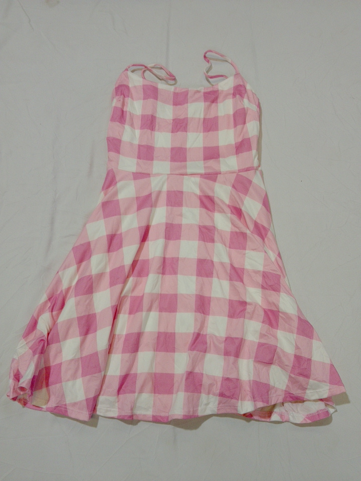 Robe vichy rose Windsor