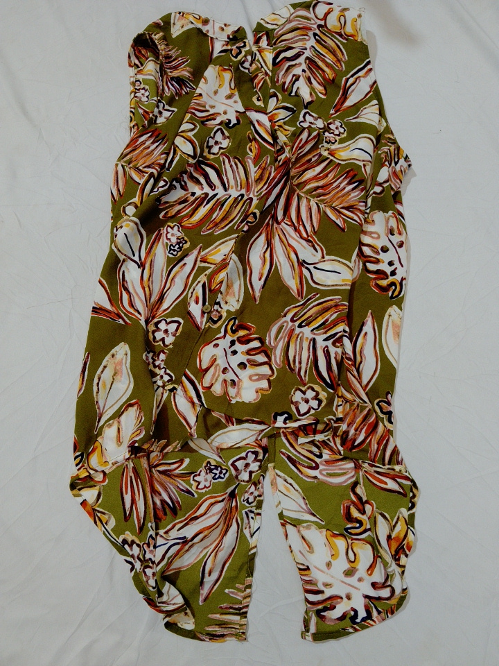 Tropical Print Jumpsuit