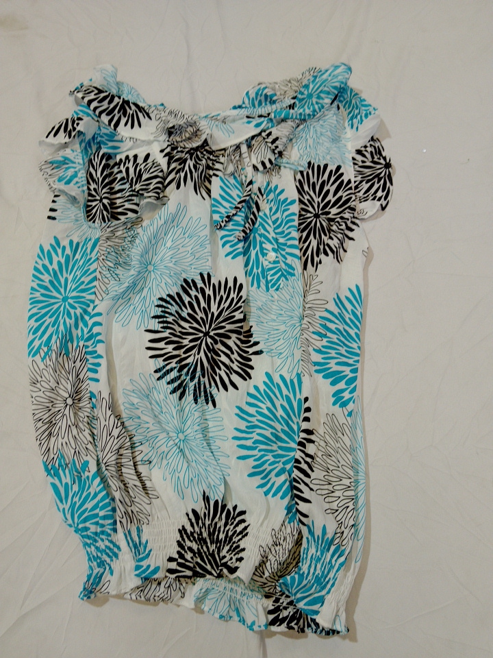 Blouse with Floral Pattern