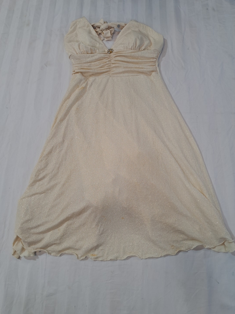 Women's Sparkly Halter Dress