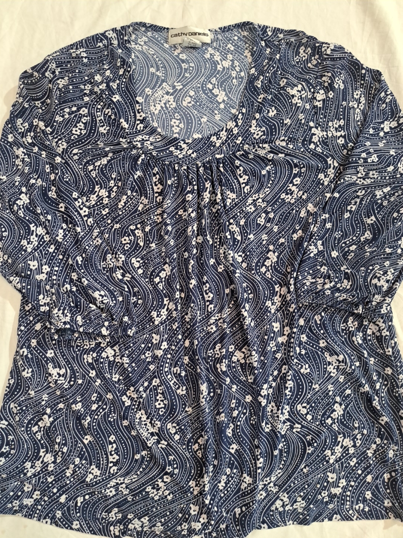 ブルーペイズリートップ