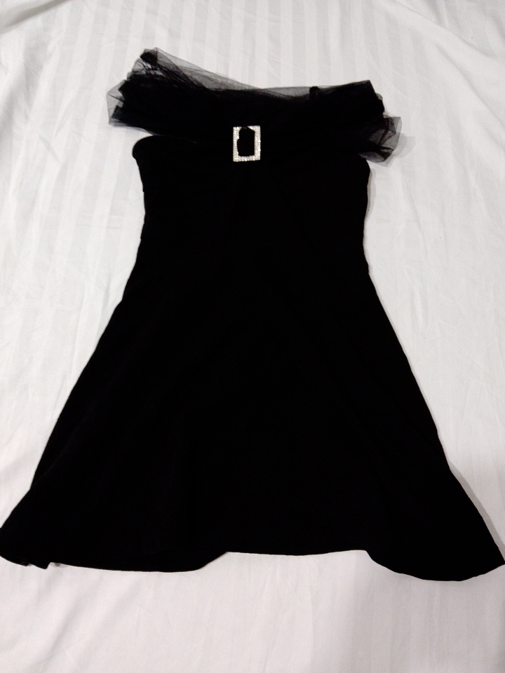 Black Off-Shoulder Dress