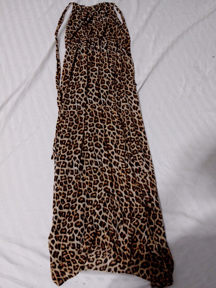 Maxi Abito Animalier