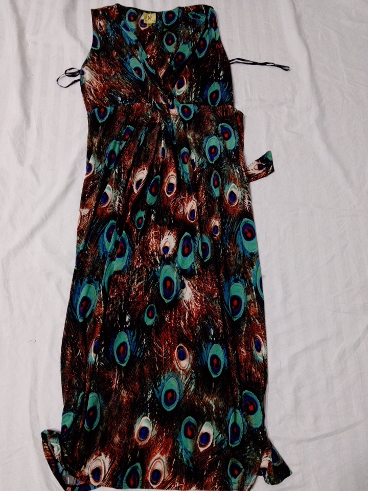 Robe imprimée Kasper Peacock