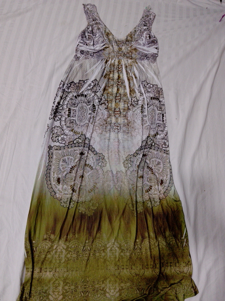 Maxi abito lungo in stile bohemien