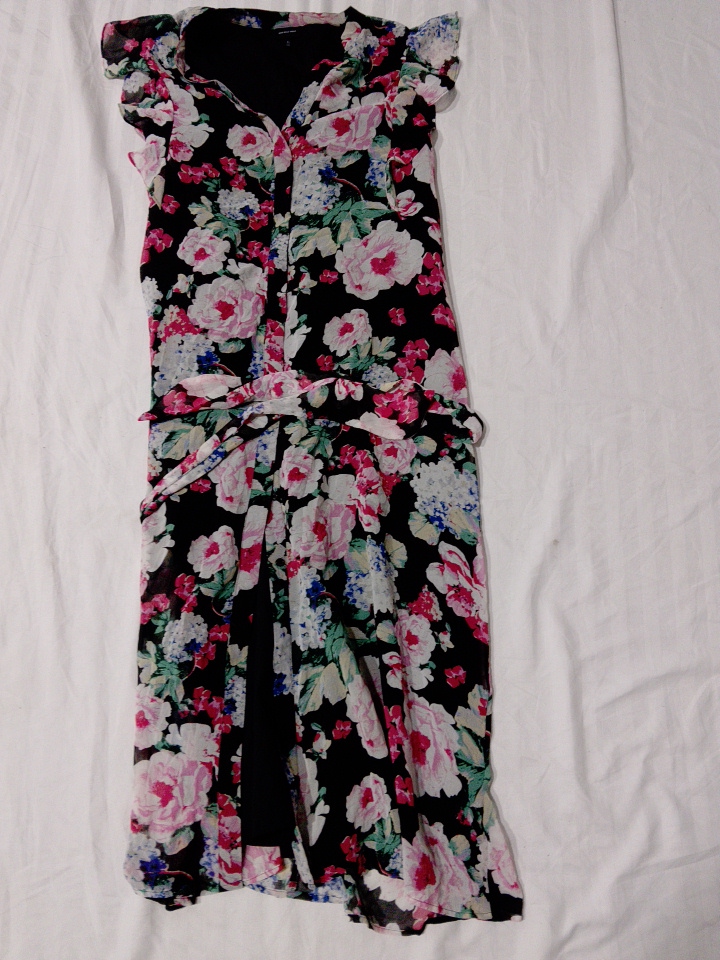 Robe enveloppante florale