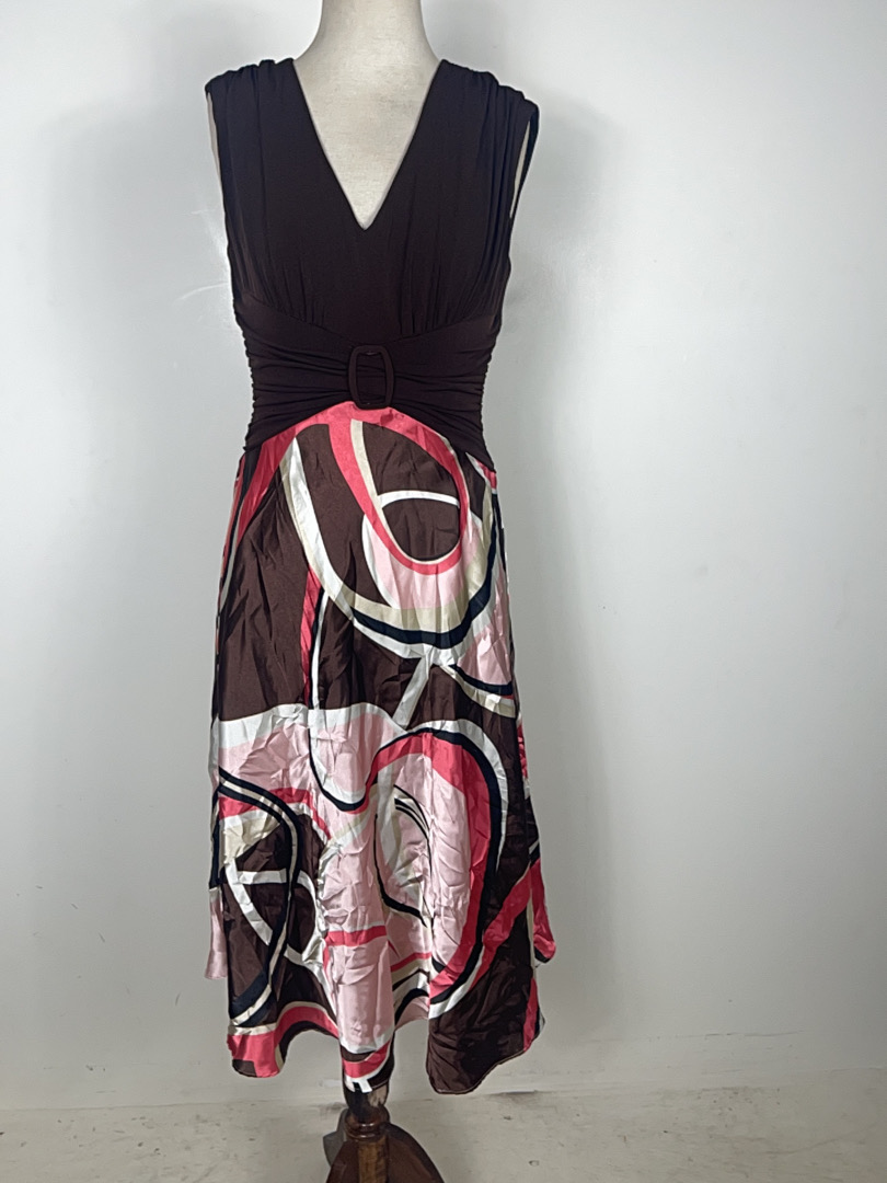 Dress with Abstract Pattern