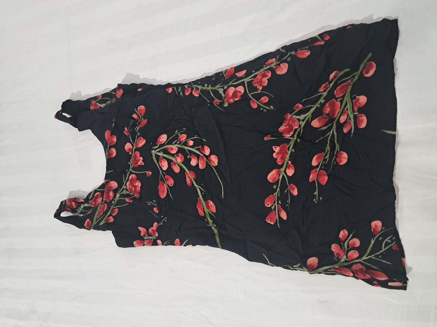 フローラルパターン タンクドレス